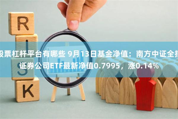 股票杠杆平台有哪些 9月13日基金净值：南方中证全指证券公司ETF最新净值0.7995，涨0.14%