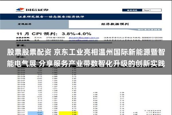 股票股票配资 京东工业亮相温州国际新能源暨智能电气展 分享服务产业带数智化升级的创新实践