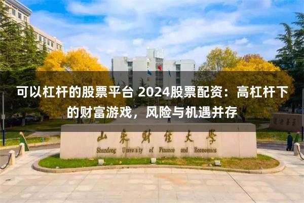 可以杠杆的股票平台 2024股票配资：高杠杆下的财富游戏，风险与机遇并存