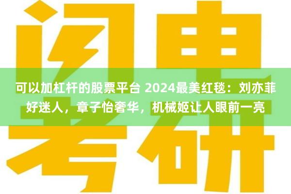 可以加杠杆的股票平台 2024最美红毯：刘亦菲好迷人，章子怡奢华，机械姬让人眼前一亮