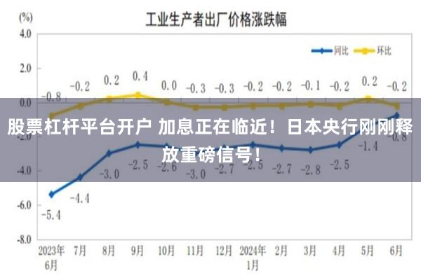 股票杠杆平台开户 加息正在临近！日本央行刚刚释放重磅信号！