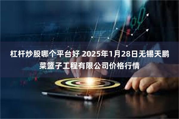 杠杆炒股哪个平台好 2025年1月28日无锡天鹏菜篮子工程有限公司价格行情