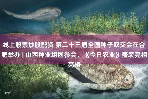 线上股票炒股配资 第二十三届全国种子双交会在合肥举办 | 山西种业组团参会，《今日农业》盛装亮相